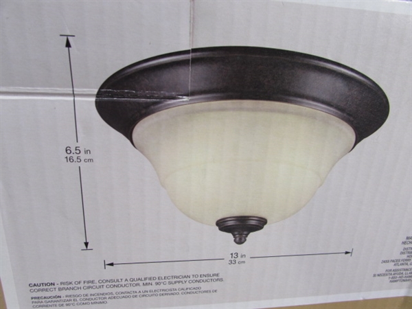 NEW FLUSH MOUNT LIGHT FIXTURE