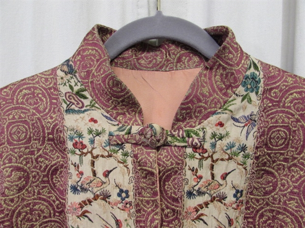 VINTAGE HANDMADE ORIENTAL JACKET - SMALL