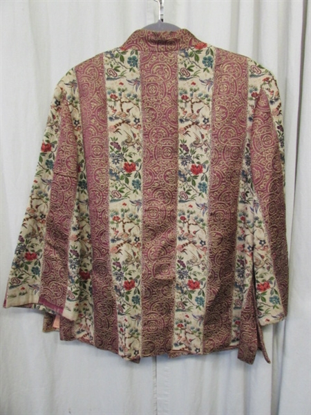 VINTAGE HANDMADE ORIENTAL JACKET - SMALL