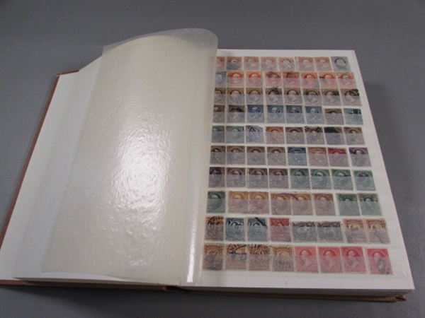 COLLECTOR'S POSTAGE STAMP ALBUM - FULL