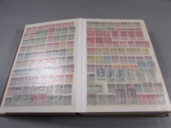 COLLECTOR'S POSTAGE STAMP ALBUM - FULL