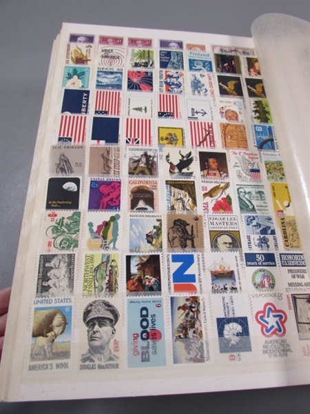 COLLECTOR'S POSTAGE STAMP ALBUM - FULL