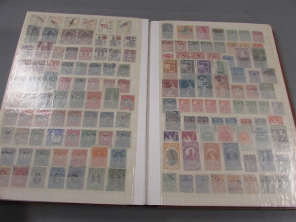 COLLECTOR'S POSTAGE STAMP ALBUM - FULL