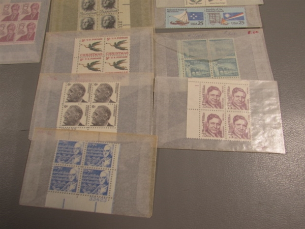 POSTAGE STAMP COLLECTION #2 - NEW & UNHINGED IN GLASSINE ENVELOPES