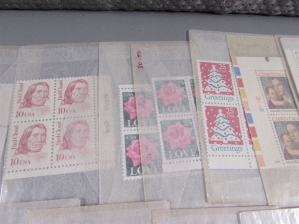 POSTAGE STAMP COLLECTION #2 - NEW & UNHINGED IN GLASSINE ENVELOPES