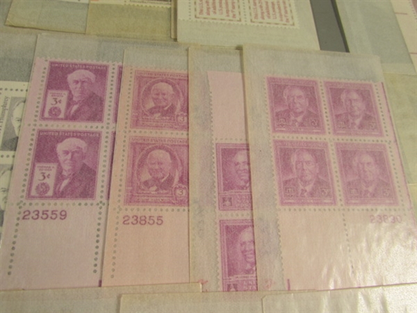 POSTAGE STAMP COLLECTION #2 - NEW & UNHINGED IN GLASSINE ENVELOPES