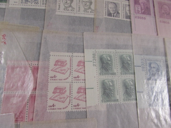 POSTAGE STAMP COLLECTION #2 - NEW & UNHINGED IN GLASSINE ENVELOPES