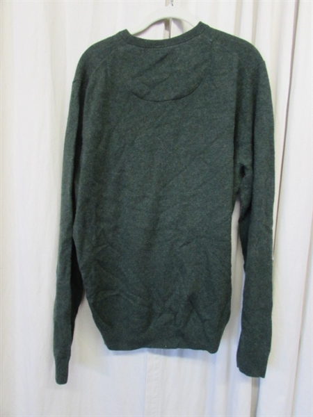 2 MEN'S NORDSTROMS CASHMERE SWEATERS - SIZE LARGE