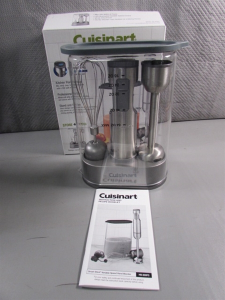 KRUPS 4 CUP COFFEE MAKER & CUISINART STICK BLENDER - NEW