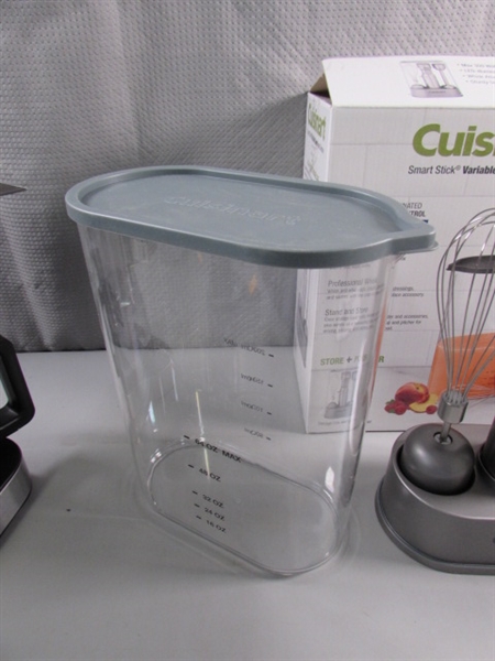 KRUPS 4 CUP COFFEE MAKER & CUISINART STICK BLENDER - NEW