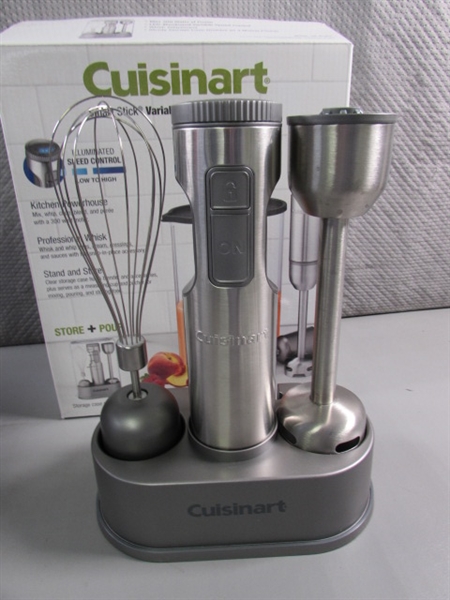 KRUPS 4 CUP COFFEE MAKER & CUISINART STICK BLENDER - NEW