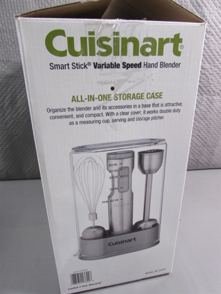 KRUPS 4 CUP COFFEE MAKER & CUISINART STICK BLENDER - NEW