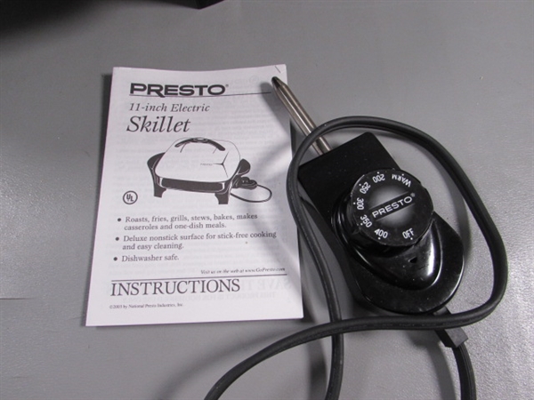 PRESTO ELECTRIC SKILLET & CUISINART TOASTER