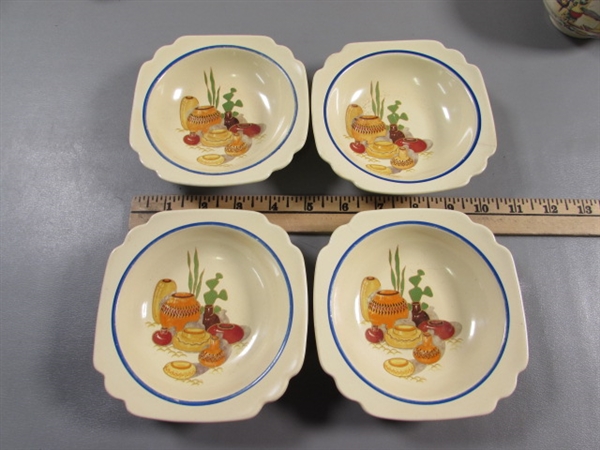 VINTAGE 1940'S HOMER LAUGHLIN HACIENDA DINNERWARE