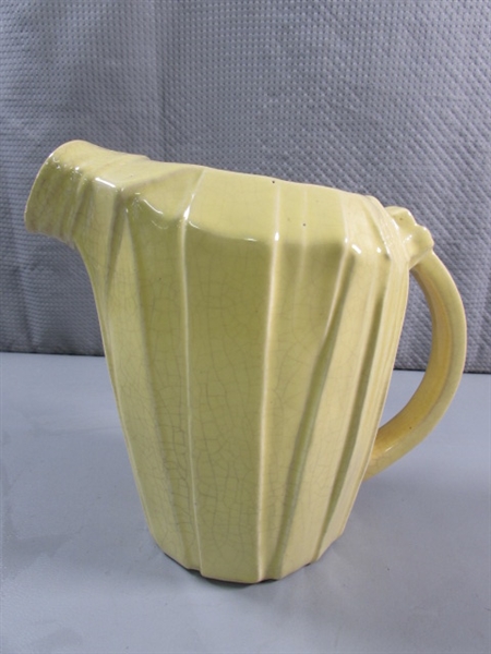 1940'S MCM YELLOW McCOY PITCHER