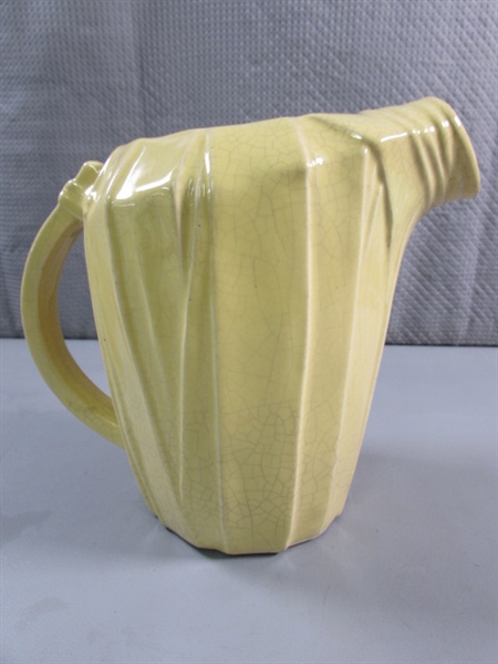 1940'S MCM YELLOW McCOY PITCHER