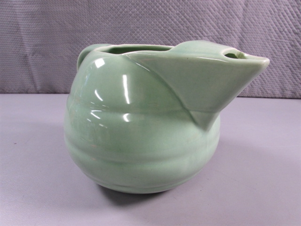 VINTAGE 'BAUER' ICELIP RINGWARE PITCHER - MINT GREEN