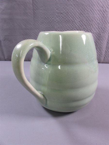 VINTAGE 'BAUER' RINGWARE PITCHER - MINT GREEN