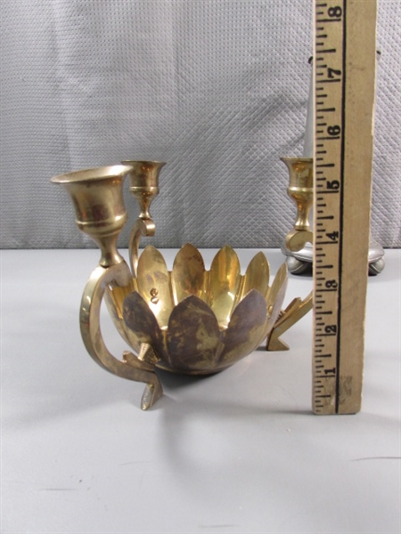 VINTAGE & MODERN BRASS, COPPER & PEWTER ITEMS