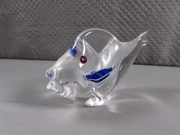 GLASS FISH FIGURINE COLLECTION