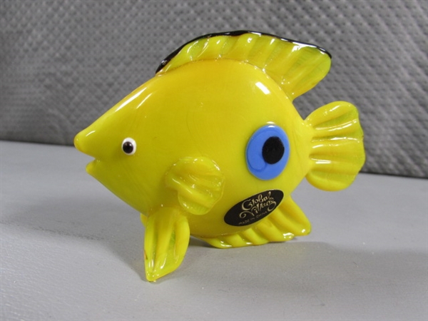 GLASS FISH FIGURINE COLLECTION