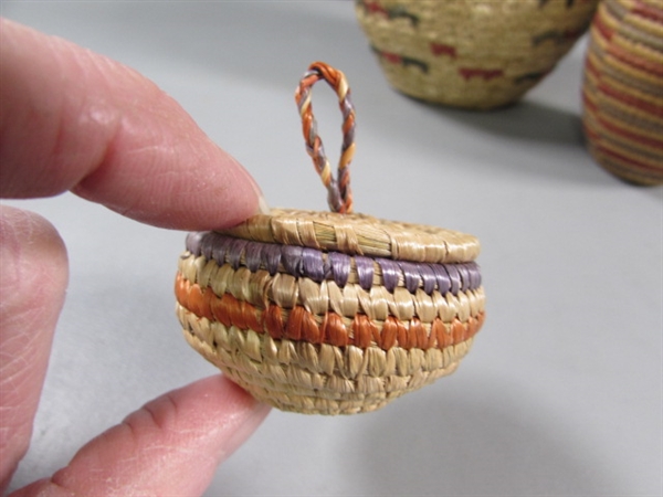 ARTIST MADE WOVEN BASKETS