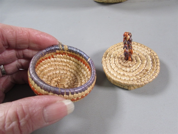 ARTIST MADE WOVEN BASKETS