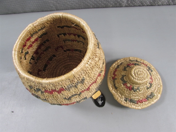 ARTIST MADE WOVEN BASKETS