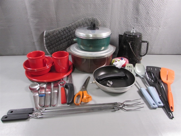 COOKING SUPPLIES FOR CAMPING