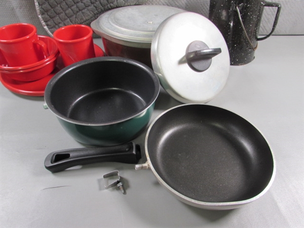 COOKING SUPPLIES FOR CAMPING