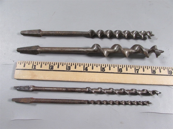 VINTAGE HAND DRILLS & AUGER BITS