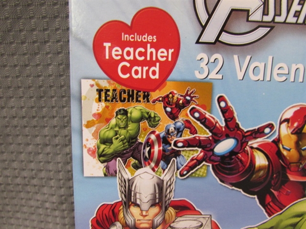 4 NEW BOXES OF AVENGERS VALENTINES DAY CARDS - 32 COUNT X 4