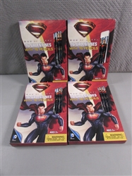 4 NEW BOXES OF "SUPERMAN" VALENTINES DAY CARDS WITH PENCILS - 16 COUNT X 4