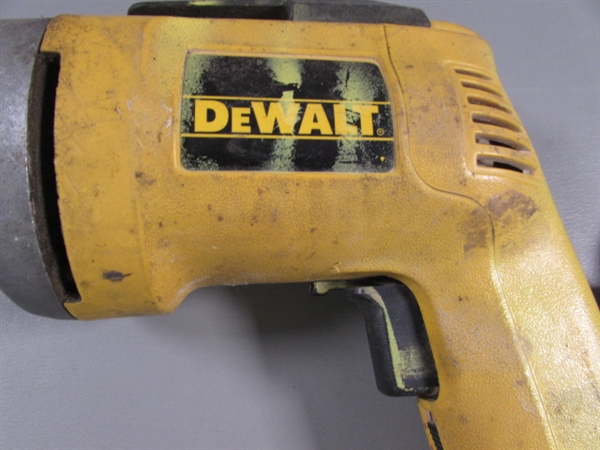 2 DEWALT ELECTRIC DRYWALL SCREWDRIVERS - BOTH WORK