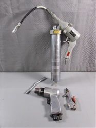 AIR GREASE GUN & AIR SANDER/DRILL