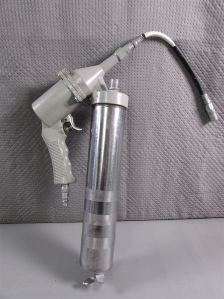 AIR GREASE GUN & AIR SANDER/DRILL