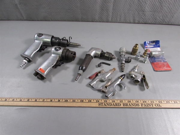 AIR HAMMER, SANDER/DRILL, CRAFTSMAN AIR DRILL & MORE