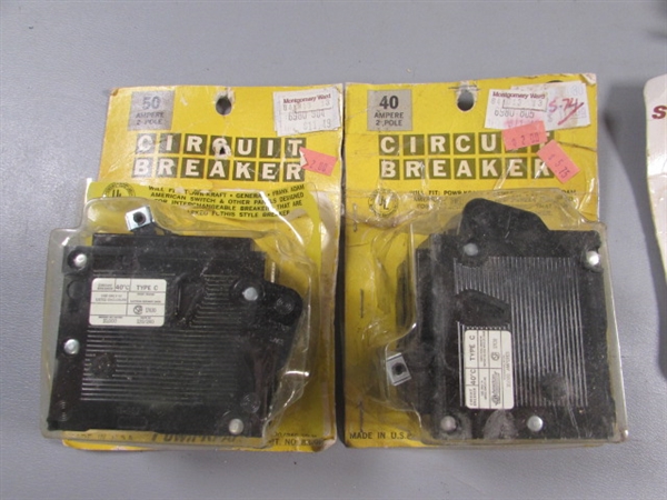 ASSORTED CIRCUIT BREAKERS