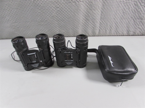 TASCO & EDDIE BAUER 8X21 BINOCULARS