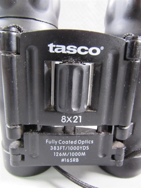 TASCO & EDDIE BAUER 8X21 BINOCULARS