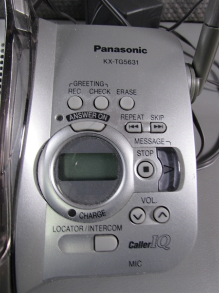 PANASONIC PHONE & ASST ALARM CLOCKS