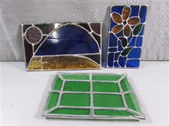 SMALL LEAD CAME STAINED GLASS ART