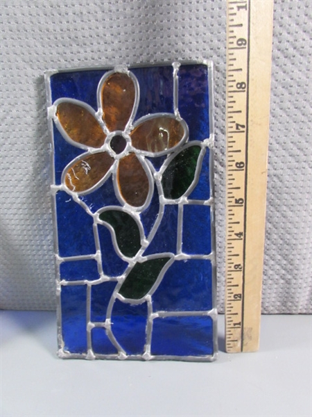 SMALL LEAD CAME STAINED GLASS ART