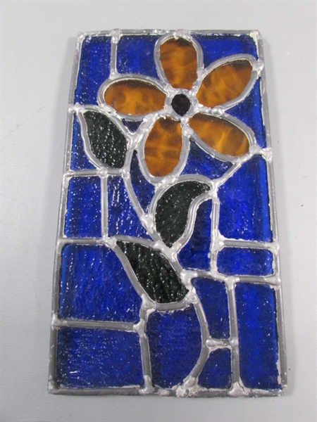 SMALL LEAD CAME STAINED GLASS ART