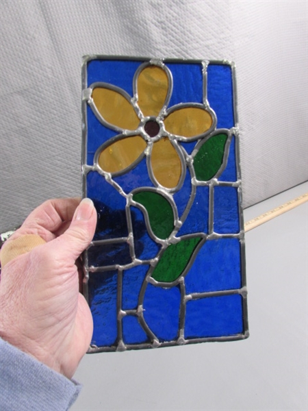 SMALL LEAD CAME STAINED GLASS ART