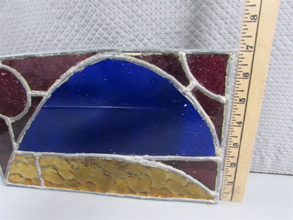 SMALL LEAD CAME STAINED GLASS ART