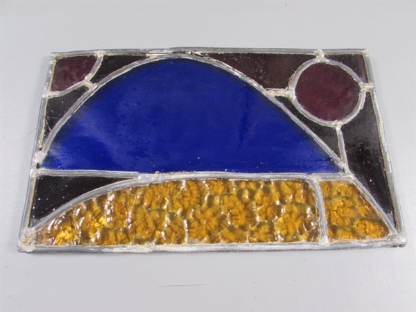 SMALL LEAD CAME STAINED GLASS ART