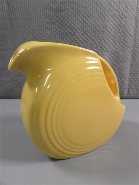 SMALL FIESTAWARE WARE DISC PITCHER - YELLOW