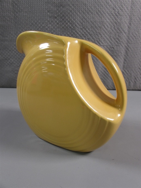 SMALL FIESTAWARE WARE DISC PITCHER - YELLOW