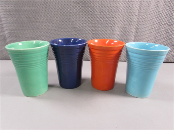 SET OF 4 FIESTAWARE TUMBLERS